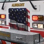 Albright Volunteer Fire Department engine